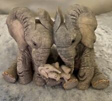 Elephant family ornament for sale  CHESTER