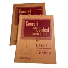 Coleção concerto e concurso flauta Voxman partituras livro solo nº. 145 Rubak comprar usado  Enviando para Brazil