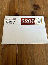 Rover 2000 official for sale  BASINGSTOKE