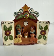 Nativity scene clay for sale  El Dorado