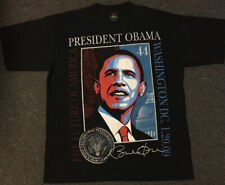 Vtg President Barack Obama Inauguration Shirt XL Black History MLK Rap Hip Hop for sale  Shipping to South Africa