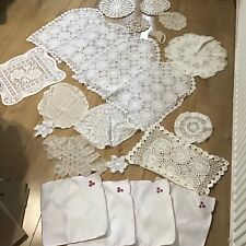 Joblot vintage doilies for sale  SCUNTHORPE