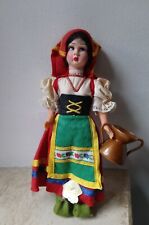 Bambola panno costume usato  Italia