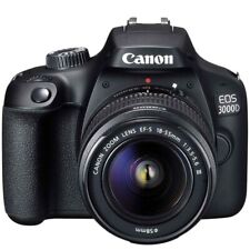 Cámara digital Canon EOS 3000D 18,0 mega píxeles SLR + lente 18-55 mm EF-S f/3,5-5,6 "USADA" segunda mano  Embacar hacia Argentina