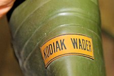 Vintage Kodiak Wader Boots 32” Steel Shank Sz 10 Korea Super Rare! for sale  Shipping to South Africa