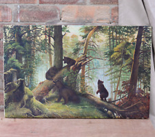 Vintage Oil Painting copy of Shishkin's painting Morning in a Pine Forest for sale  Shipping to South Africa