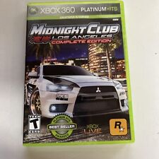 Midnight Club Los Angeles (Platina) (Xbox 360, 2008) Sem Manual Ou Mapa comprar usado  Enviando para Brazil