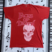 Usado, Camiseta Vintage Faces Of Death Tamanho XL 80s Filme de Terror Promo Muito Rara comprar usado  Enviando para Brazil