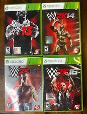WWE 2k13 2k14 2k15 2k16 (Xbox 360, Microsoft) Wrestling Lot Games CIB for sale  Shipping to South Africa