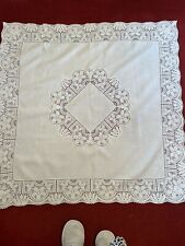 Vintage square tablecloth. for sale  NEWCASTLE UPON TYNE