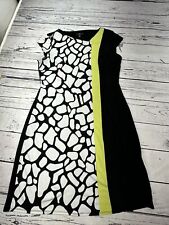Vestido feminino design by R&K Originals tamanho médio preto branco bainha amarela comprar usado  Enviando para Brazil