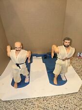 2 Vintage 1975 Aurora Karate Kar-a-a-ate Men Action Figure Fighters,Working for sale  Shipping to South Africa