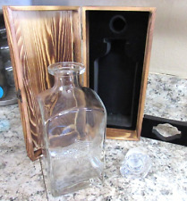 HARLEY DAVIDSON WHISKEY DECANTER WITH WOODEN BOX DESERT WIND HD MESA AZ for sale  Shipping to South Africa