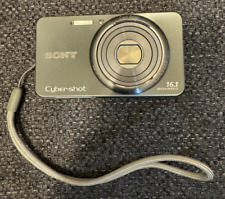 Sony Cyber Shot DSC-W570 Digital Camera Silver 16.1 Mega Pixels No Charger READ for sale  Shipping to South Africa
