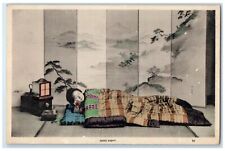 Used, c1910's Woman Sleeping Good Night Japan Futon Tinted Posted Antique Postcard for sale  Shipping to South Africa