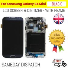 For Samsung Galaxy S4 Mini Replacement Screen LCD Touch Display With Frame Black for sale  Shipping to South Africa