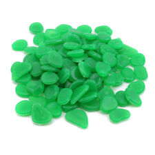 100Pcs Glow in The Dark Stone Pebble Rock Fish Tank Road Decor YU, used for sale  Shipping to United Kingdom