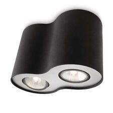 Litecraft Downlight Tiltable Spotlight Ceiling 2 Light Fitting - Black Clearance for sale  Shipping to South Africa