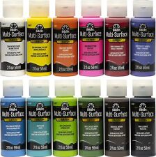 FolkArt MULTI SURFACE acrylic crafters paint - BUY 5 - GET 5 FREE !!!!!, used for sale  Shipping to South Africa