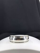 Brazalete de puño laminado de plata esterlina 7"" puño de joyería 925 26,33 gramos, usado segunda mano  Embacar hacia Argentina