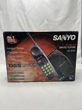 Teléfono inalámbrico Sanyo 900-MHz DSS CLT-9181 vintage de colección de colección, usado segunda mano  Embacar hacia Argentina