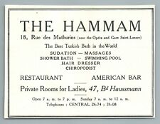 1926 the hammam d'occasion  Viry-Châtillon