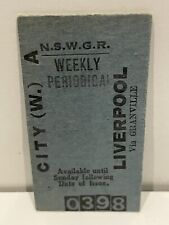 Nswgr railway ticket for sale  Shipping to Ireland