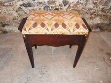 Vintage  Wooden Piano /  Dressing Table Stool  / Chair Storage seat for sale  Shipping to South Africa
