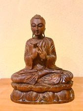 Holz geschnitzter buddha gebraucht kaufen  Lahnstein