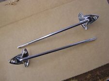 New Repro. 1949 1950 Ford Car Sun Visor Brackets Pair Chrome for sale  Shipping to Canada