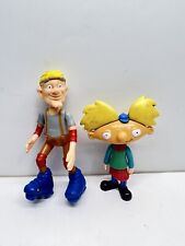 Lote de 2 figuras Nickelodeon Hey Arnold abuelo Phil y Arnold segunda mano  Embacar hacia Argentina