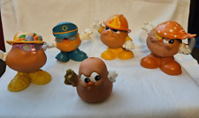 Vintage 1986 Hasbro Mr Potato Head Spud Kid Soft PVC Lot for sale  Shipping to South Africa