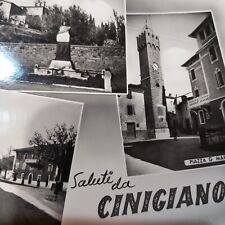 Cartolina cinigiano 1955 usato  Castiglion Fiorentino