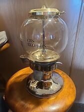 Carousel Gumball Machine CBS RECORDS 14" Tall Glass Globe & Lock 1¢ Works! for sale  Shipping to South Africa