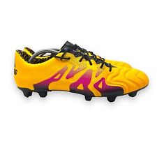 Tênis esportivo de futebol amarelo Adidas X 15.1 FG|AG masculino tamanho 13 EUA S74616 comprar usado  Enviando para Brazil