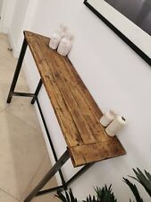 Reclaimed wood console for sale  LONDON