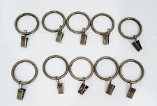 10 PÇS 1,5 polegadas clipes de latão antigos ganchos de cortina para haste de cortina,, usado comprar usado  Enviando para Brazil