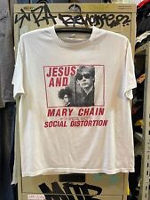 Camiseta branca manga curta Jesus and Mary Chain x Social Distortion NH3915 comprar usado  Enviando para Brazil