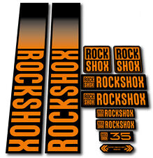 Rockshox fork stickers for sale  TONBRIDGE