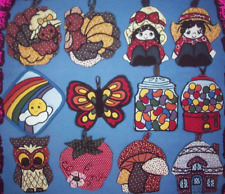 Applique Hot Pad Heaven decoração padrão artesanal # 109 cogumelos UNCUT coruja de galinha comprar usado  Enviando para Brazil