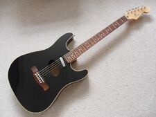 Used, Fender Stratacoustic DLX Stratocaster  black 2009 + Fender Gig bag. for sale  Shipping to South Africa