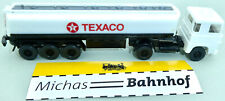 Wiking Texaco Scania 111 Tankwagen Tanksattel weiß schwarz 1:87 H0 19U å gebraucht kaufen  Berlin