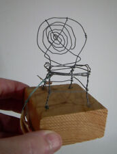 Used, C Peterson ORIGINAL wire ART sculpture SPIDER CHAIR w box SIGNED OOAK LISTED for sale  Shipping to South Africa