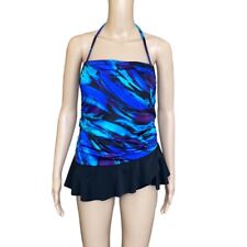 Longitude one piece skirted swimsuit Modern Art Blue Long Torso Bathing Suit 12 segunda mano  Embacar hacia Argentina