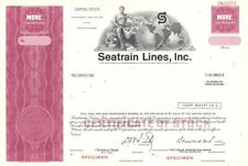 Seatrain Lines, Inc. - Certificado de existencias de muestras - existencias de muestras y bonos segunda mano  Embacar hacia Argentina
