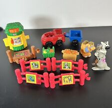 Fisher Price Little People Farm Stall, Fruit Hut, Fence & Replacement Lot/14 EUC for sale  Shipping to South Africa