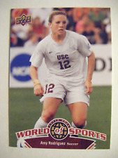 AMY RODRIGUEZ USWNT USC TROJANS 2010 Upper Deck WORLD of SPORTS card 115 OLYMPIC for sale  Shipping to South Africa