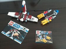 Lego 30057 + 8031 mini star wars v-19 + Anakin's pod racer with instructions til salg  Sendes til Denmark