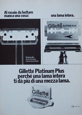 rasoio gillette platinum usato  Italia
