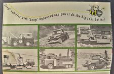 1961 Jeep Brochure Mailer CJ-5 4x4 Pickup Truck FC-150 Utility Wagon Original 61 for sale  Shipping to Canada